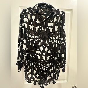 Express Black and Brown Tunic